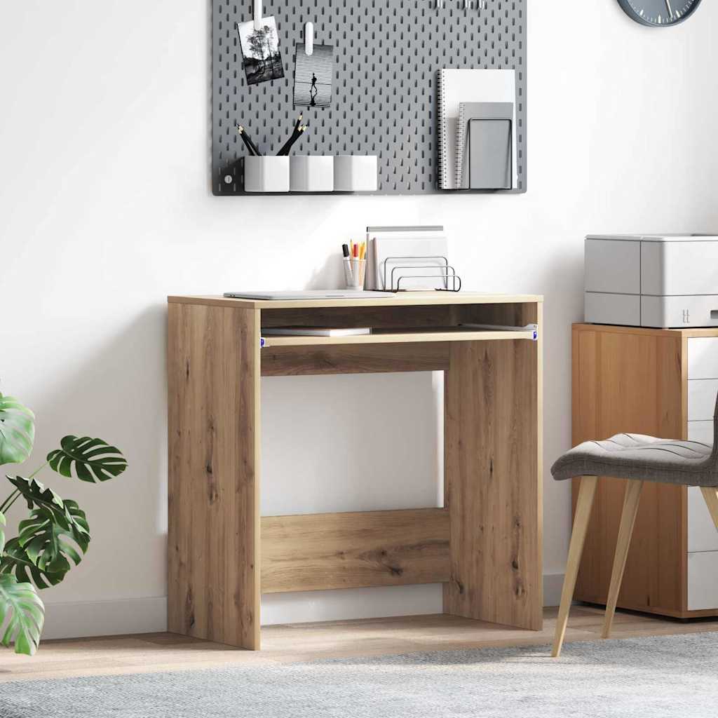 Computer Desk Artisan Oak Engineered Wood Standard Simple - Discount Dealers
