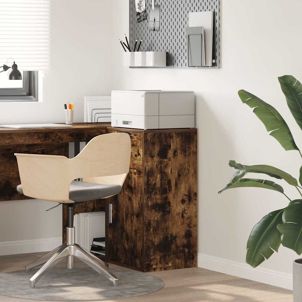 Smoked Oak Storage Cabinet Smoked oak - Unbeatable Bargains