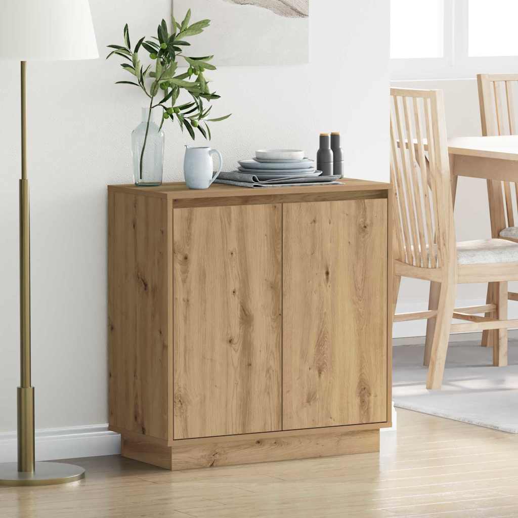 Bedside Tables Artisan oak Engineered wood Medium Bedside Table - Direct Imports