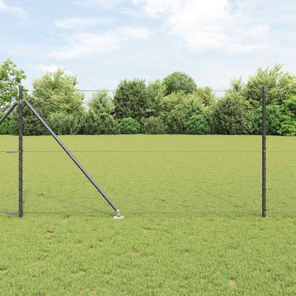Hexagon Fence Grey 1x100 m Steel - Discount Dealers