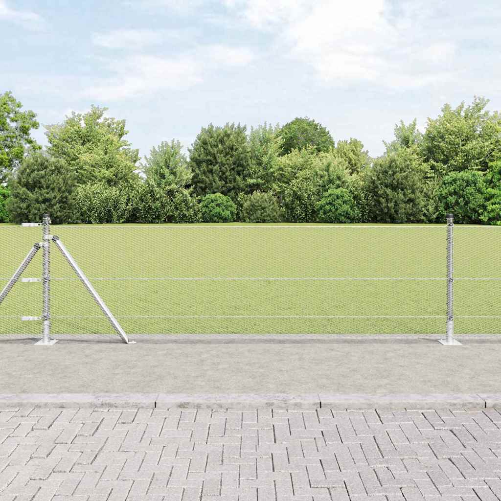 Hexagon Fence 0.6x25 m Galvanised Steel - Millennium Furniture