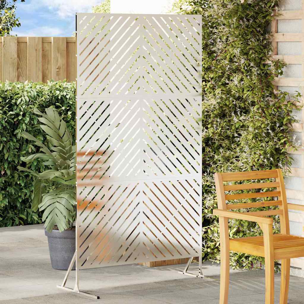 Privacy Screen 100x50x180 cm Stainless Steel - Charlotte Dunes