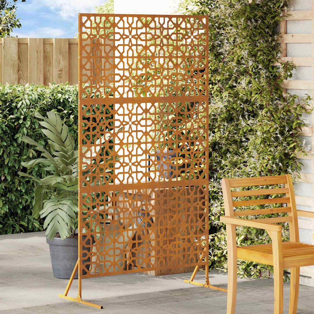 Privacy Screen 100x50x180 cm Weathering Steel - R and M Furniture