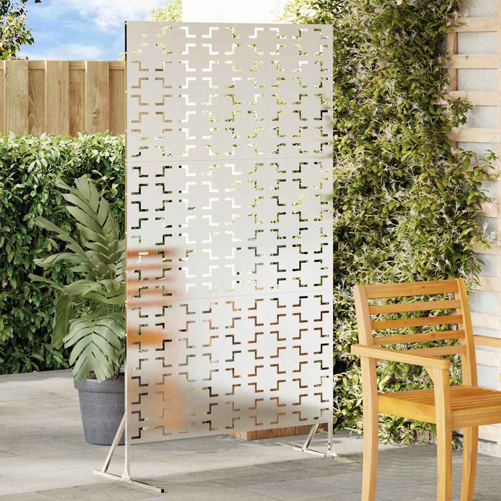 Privacy Screen 100x50x180 cm Stainless Steel - Discount Dealers