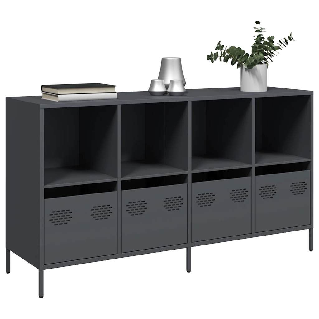 Sideboard Anthracite 135x39x73.5 cm Cold-rolled Steel - Discount Dealers