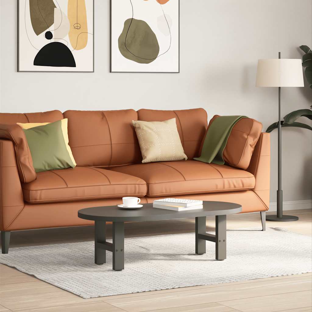 Coffee Table Legs Anthracite 2 pcs 30x(30-31) cm Steel - Design Hut