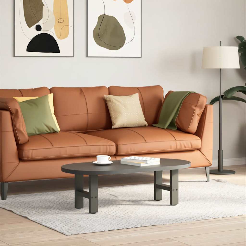 Coffee Table Legs Anthracite 2 pcs 40x(30-31) cm Steel - Direct Imports
