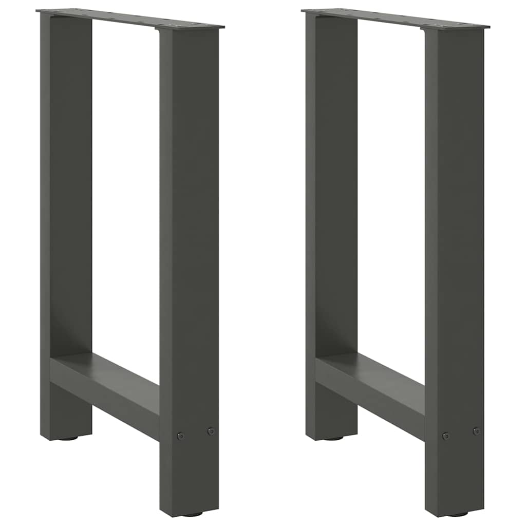 Coffee Table Legs Anthracite 2 pcs 50x(72-73) cm Steel - Casper Homes