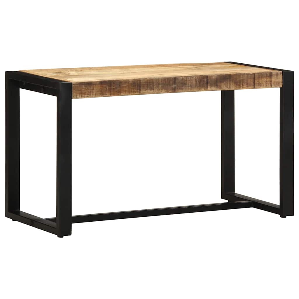 Bench 80x35x45 cm Solid Rough Wood Mango - Style and Chic
