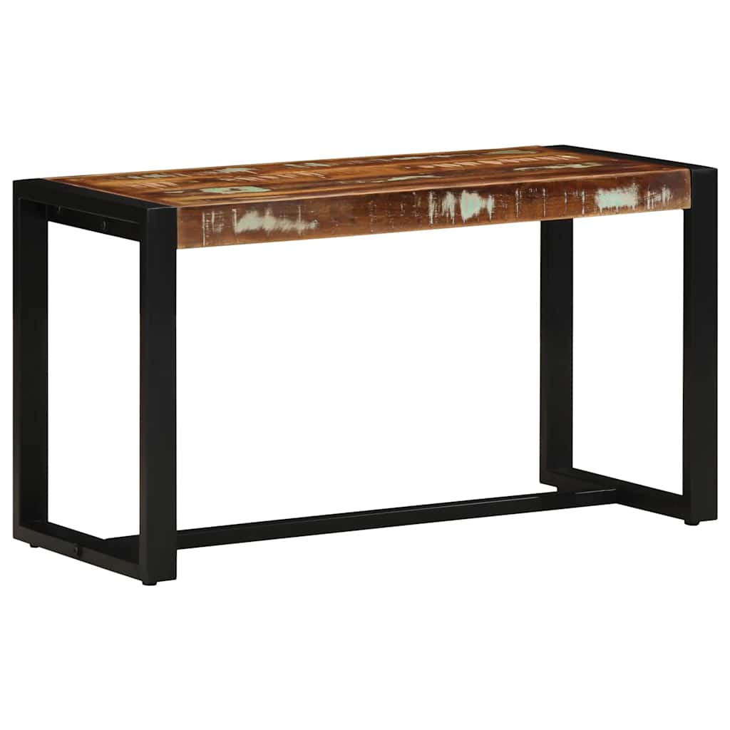 Bench Multicolour 80x35x45 cm Solid Wood Reclaimed - Merkel Designers
