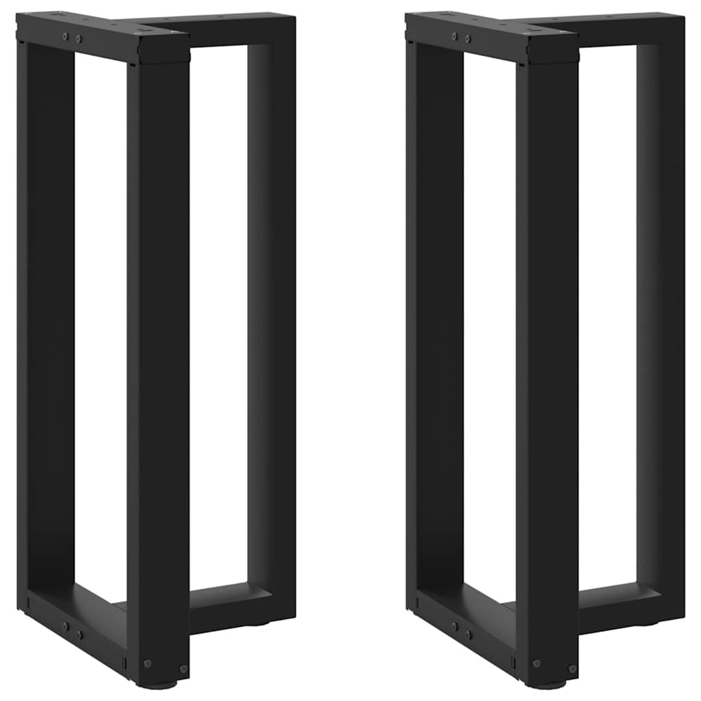 Bar Table Legs T-Shaped 2 pcs Black 50x35x(90-91) cm Steel - Brittle & Co