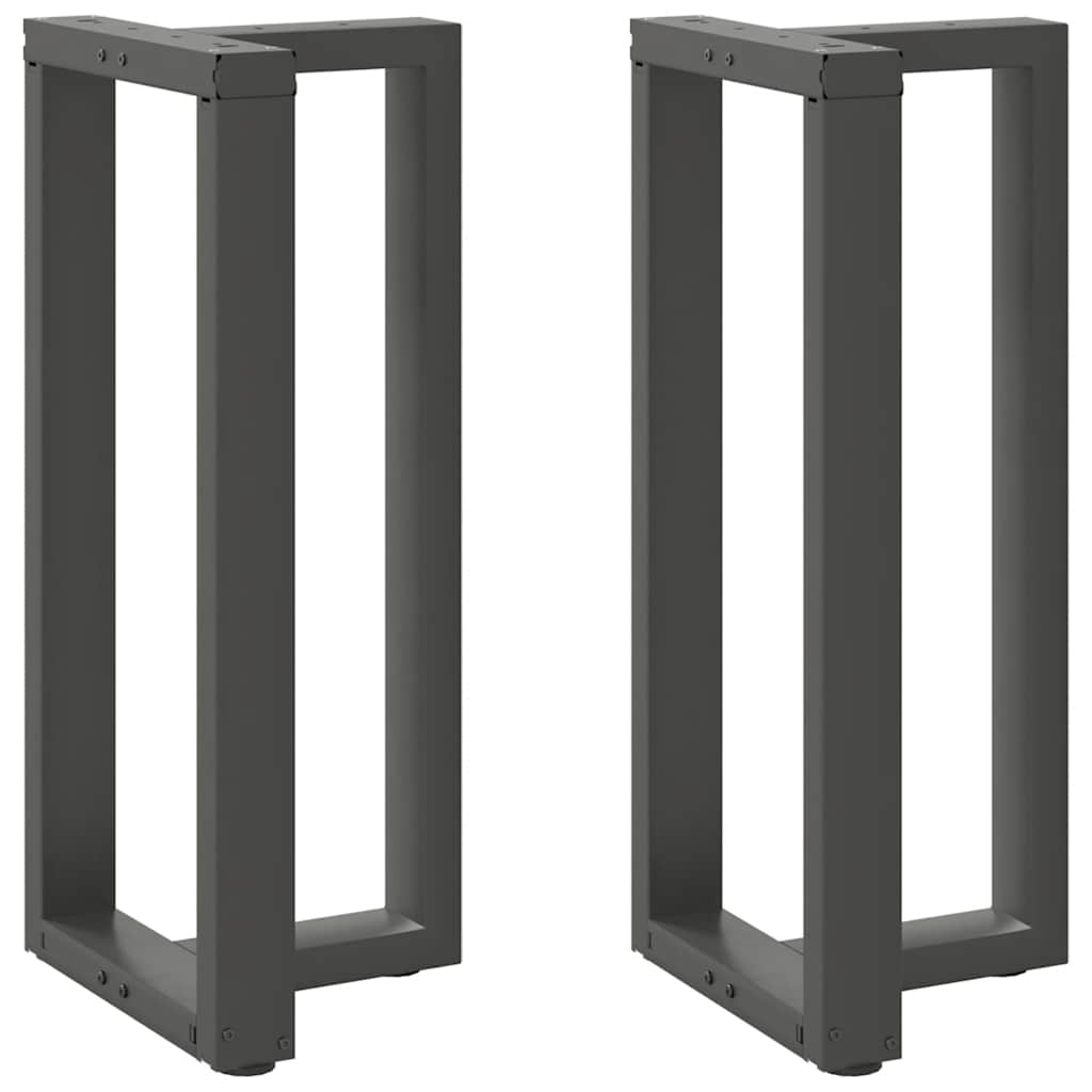 Bar Table Legs T-Shaped 2 pcs Anthracite 50x35x(90-91) cm Steel - All Things Good
