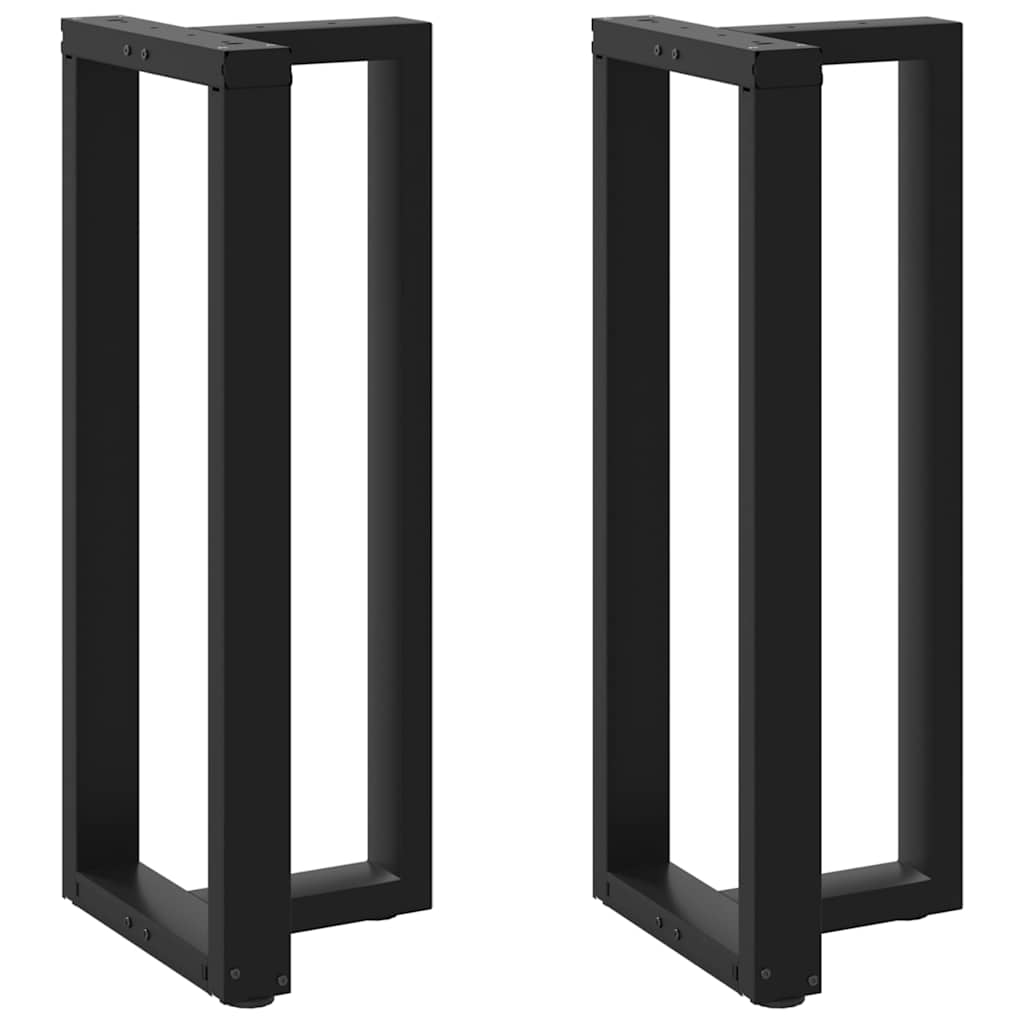 Bar Table Legs T-Shaped 2 pcs Black 40x35x(100-101) cm Steel - Millennium Furniture