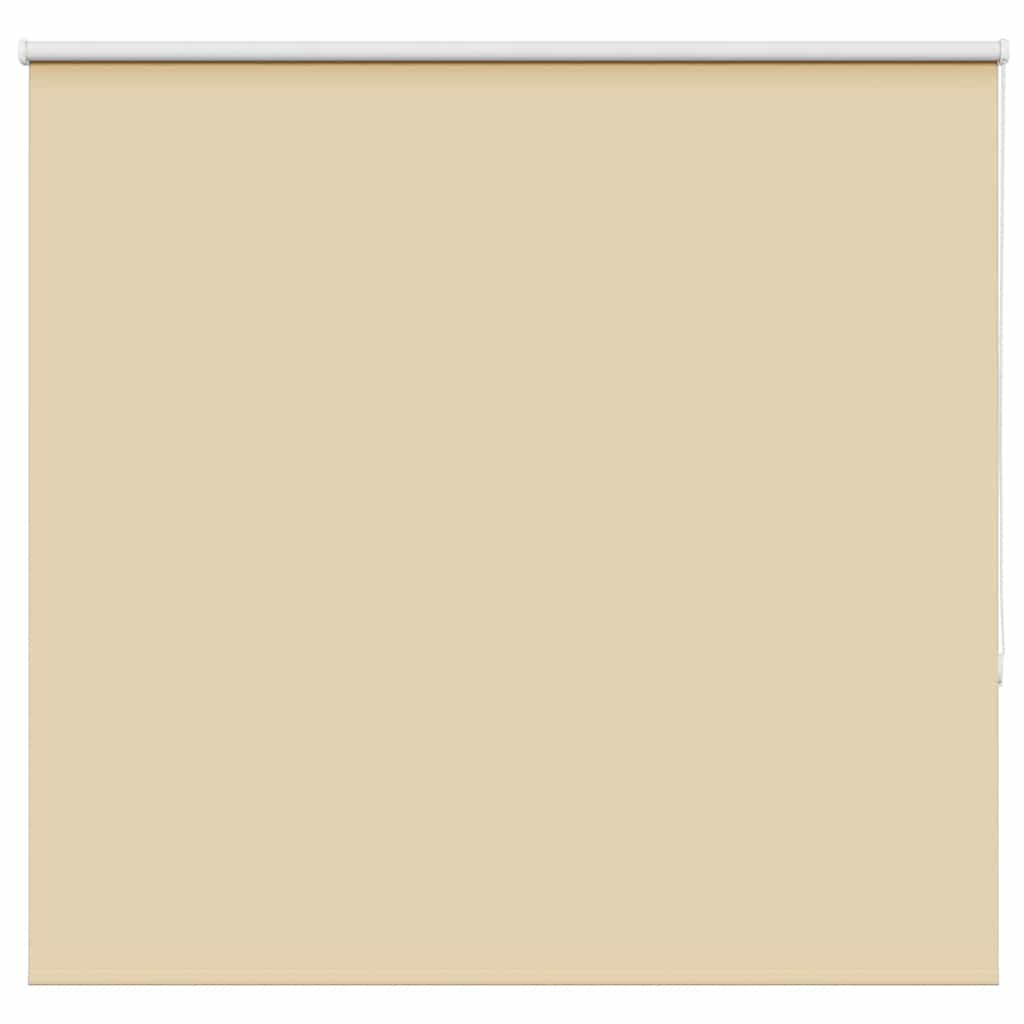 Roller Blind Blackout Beige 155x150 cm Fabric Width 151.6 cm Polyester - Decor Base