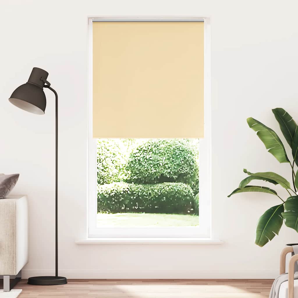 Roller Blind Blackout Beige 105x230 cm Fabric Width 100.7 cm Polyester - Charlotte Dunes