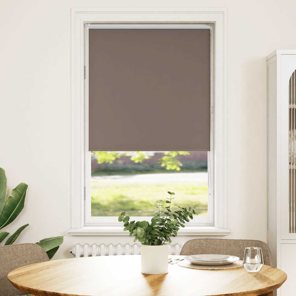 Roller Blind Blackout Coffee 65x150 cm Fabric Width 60.7 cm Polyester - Charlotte Dunes