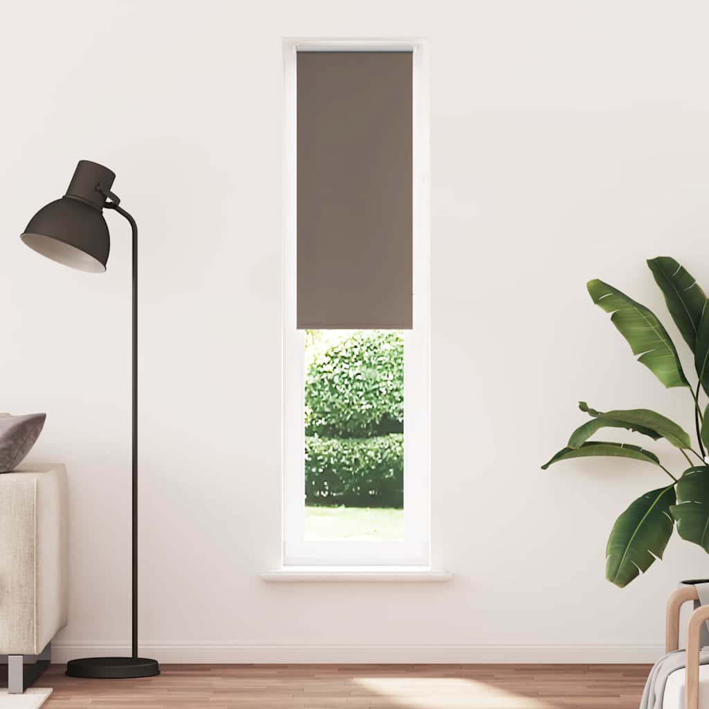 Roller Blind Blackout Coffee 60x210 cm Fabric Width 55.7 cm Polyester - Charlotte Dunes