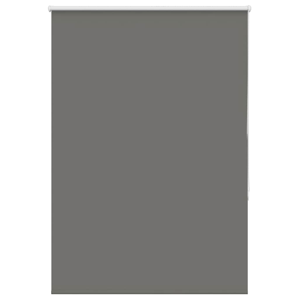 Roller Blind Blackout Grey 110x175 cm Fabric Width 105.7 cm Polyester - All Things Good