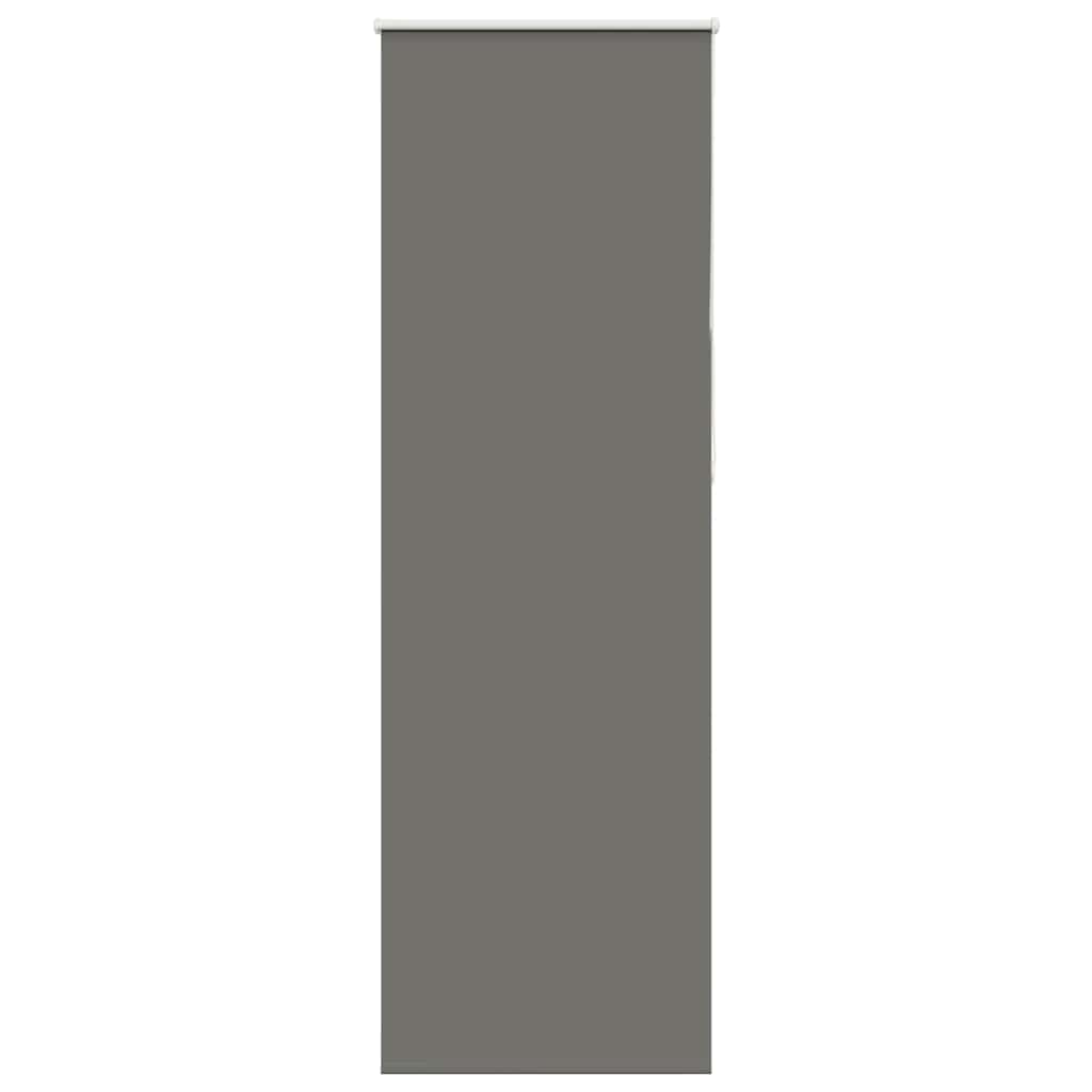 Roller Blind Blackout Grey 70x210 cm Fabric Width 65.7 cm Polyester - Decor Base