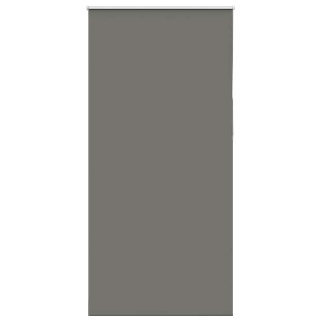 Roller Blind Blackout Grey 90x210 cm Fabric Width 85.7 cm Polyester - Unbeatable Bargains