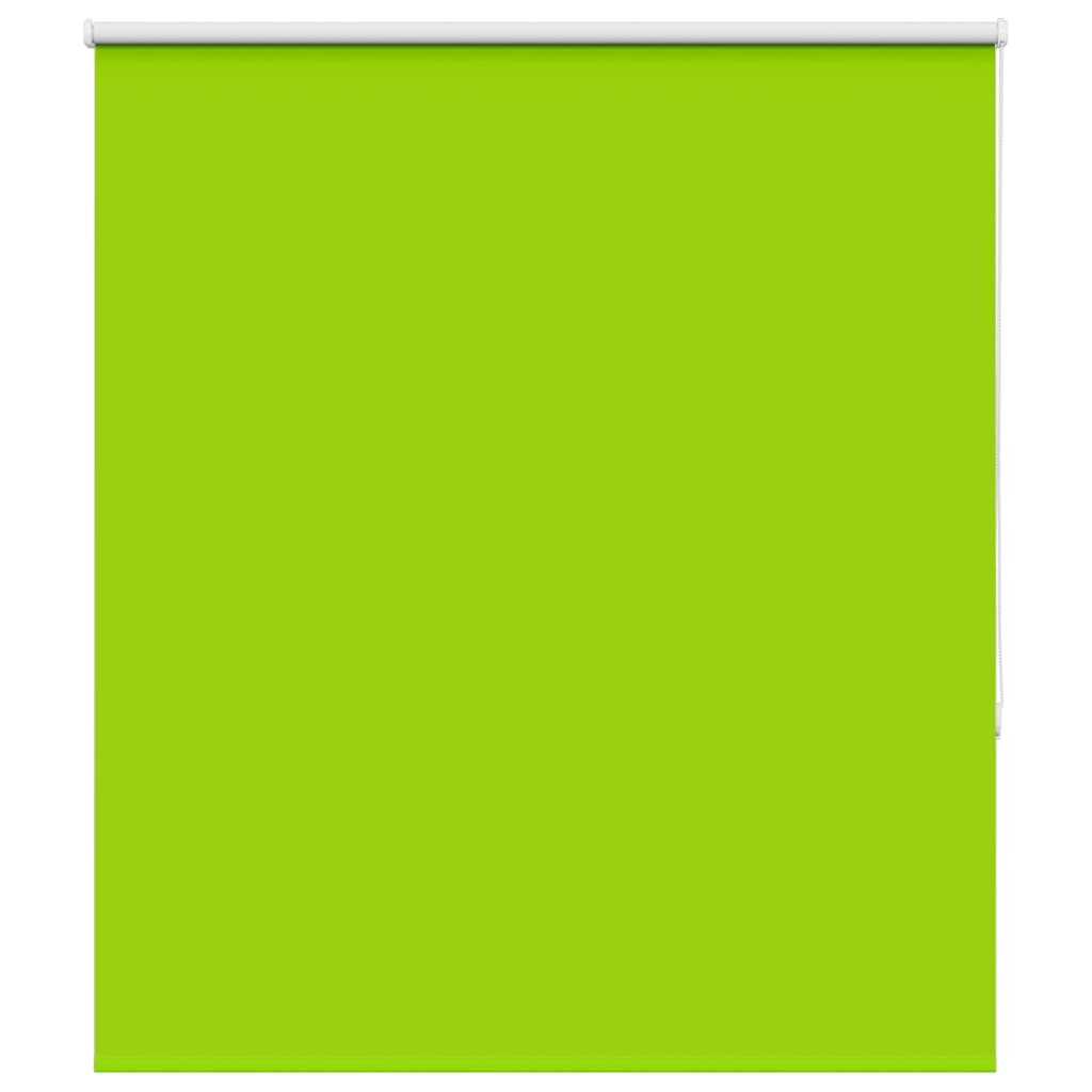 Roller Blind Blackout Leaves Green 135x150 cm Fabric Width 131.6 cm Polyester - Decor Base