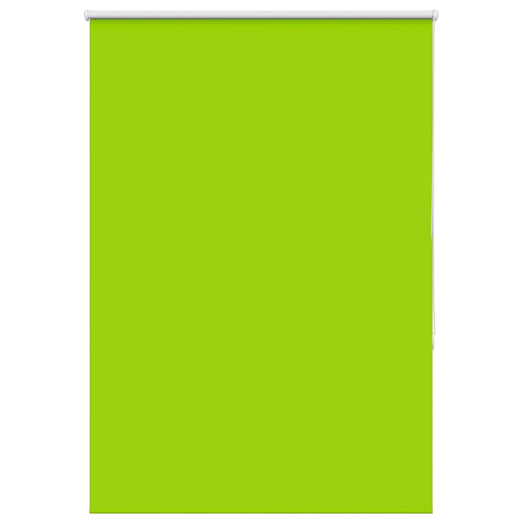Roller Blind Blackout Leaves Green 100x175 cm Fabric Width 95.7 cm Polyester - Charlotte Dunes