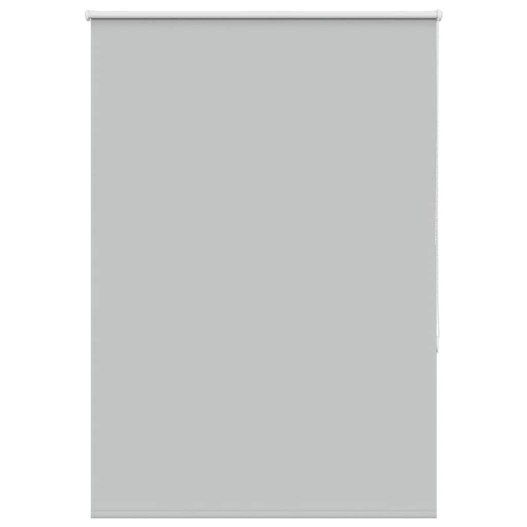 Roller Blind Blackout Light Grey 100x130 cm Fabric Width 95.7 cm Polyester - Decor Base