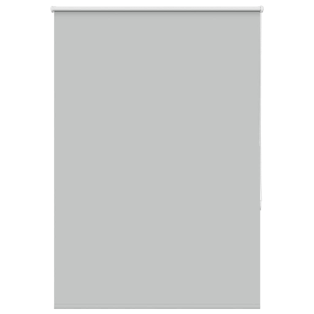 Roller Blind Blackout Light Grey 105x130 cm Fabric Width 100.7 cm Polyester - Decor Base