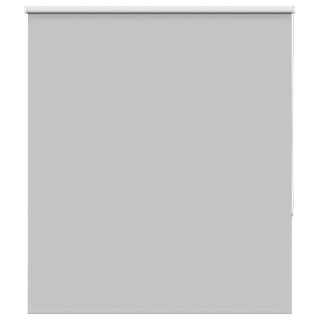 Roller Blind Blackout Light Grey 140x150 cm Fabric Width 136.6 cm Polyester - Decor Base