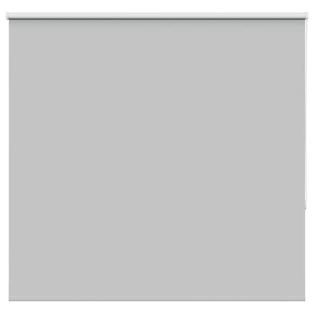 Roller Blind Blackout Light Grey 165x150 cm Fabric Width 161.6 cm Polyester - Decor Base