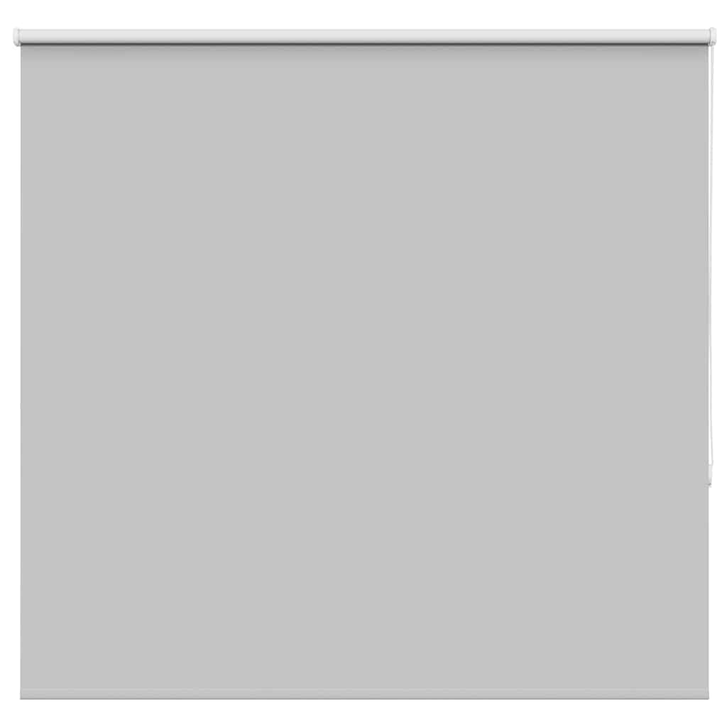 Roller Blind Blackout Light Grey 150x175 cm Fabric Width 146.6 cm Polyester - Decor Base