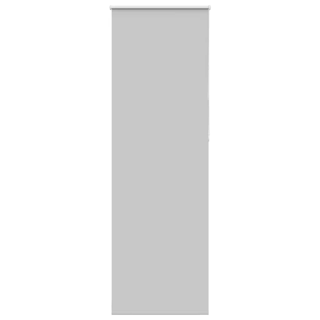 Roller Blind Blackout Light Grey 70x210 cm Fabric Width 65.7 cm Polyester - Design Hut