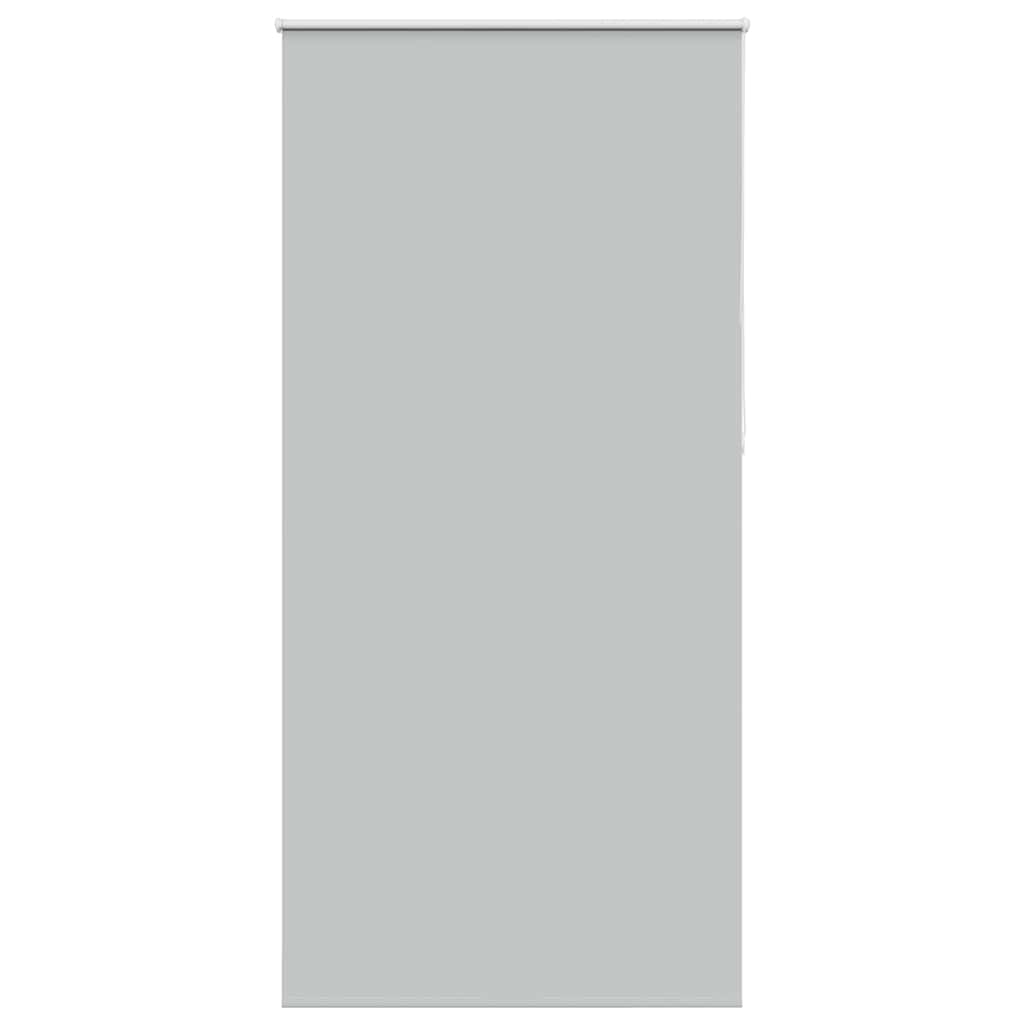 Roller Blind Blackout Light Grey 95x210 cm Fabric Width 90.7 cm Polyester - Decor Base