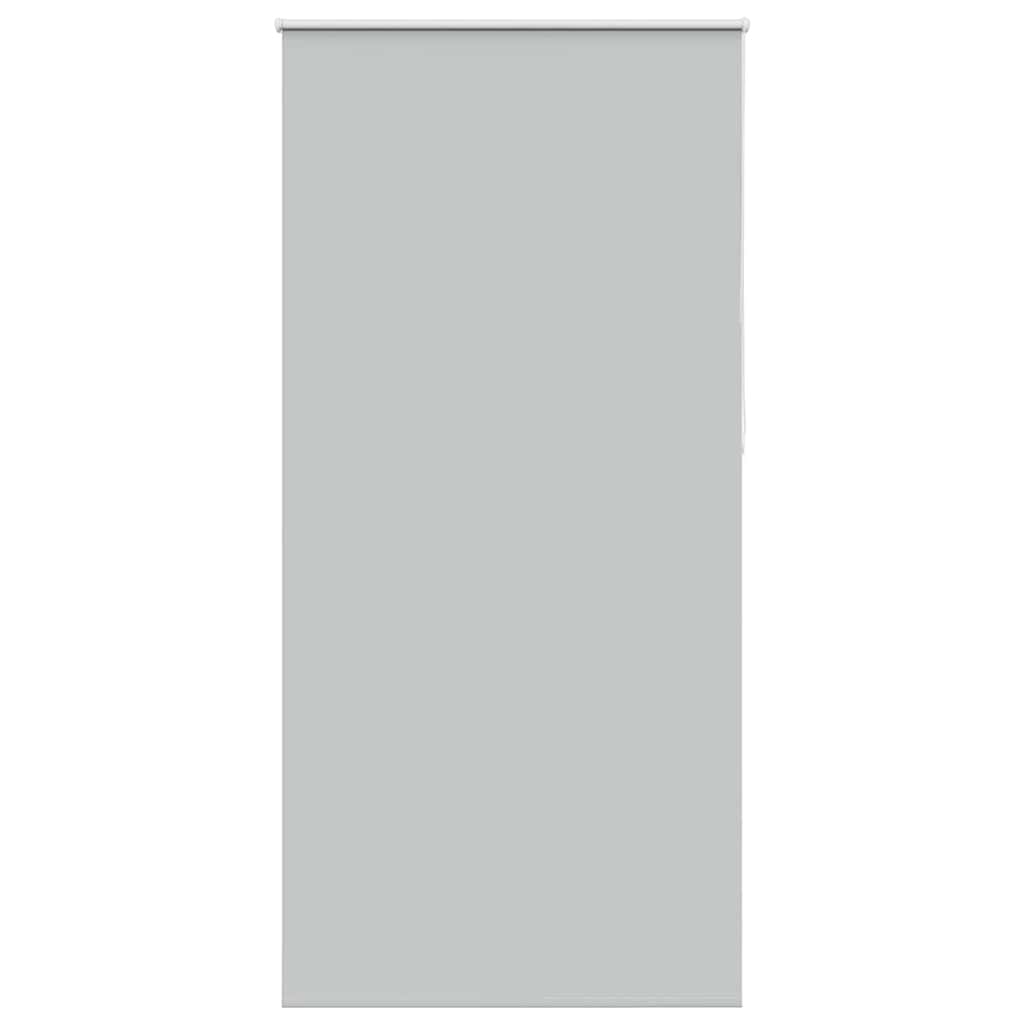 Roller Blind Blackout Light Grey 90x230 cm Fabric Width 85.7 cm Polyester - The Home Maker