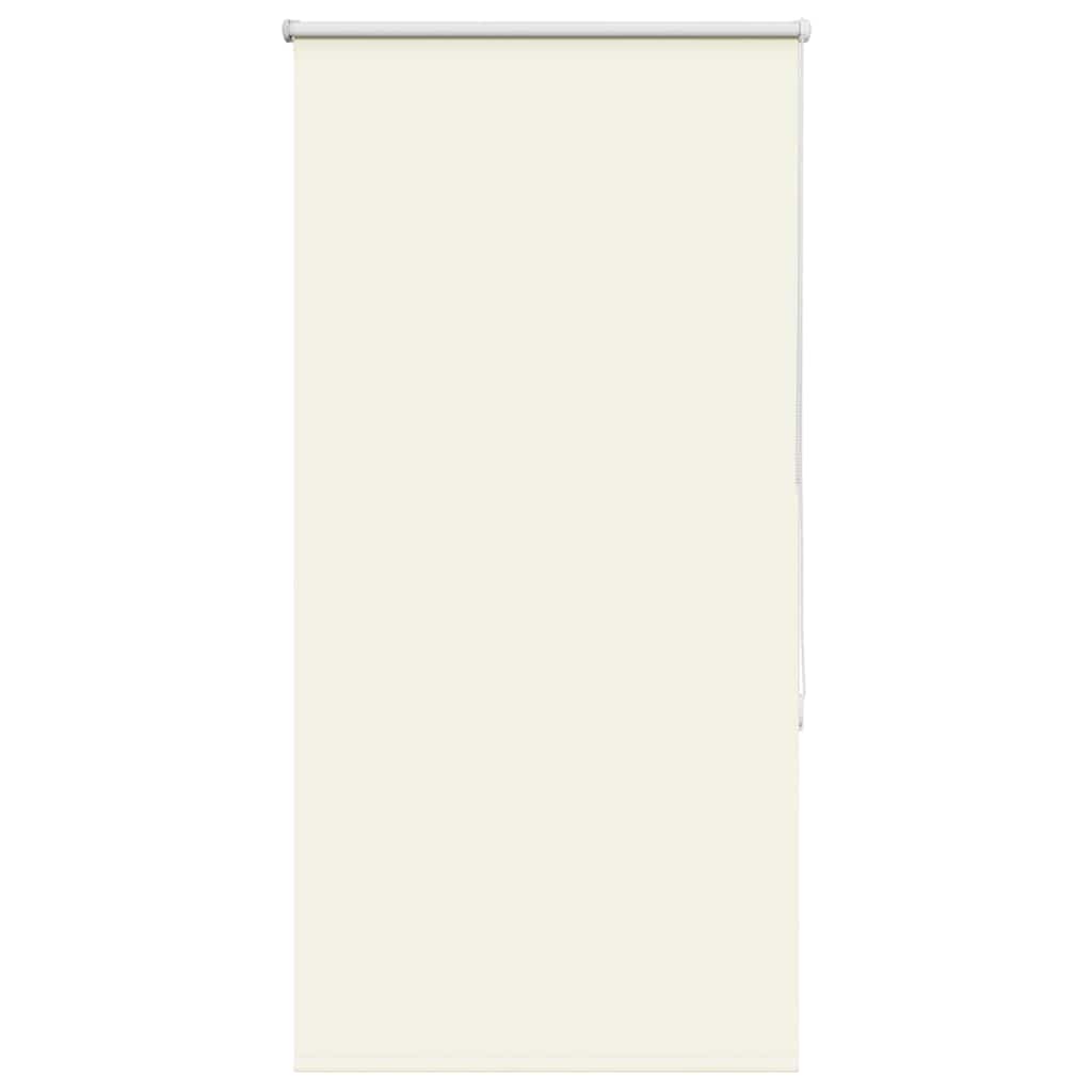 Roller Blind Blackout Off White 65x150 cm Fabric Width 60.7 cm Polyester - Decor Base