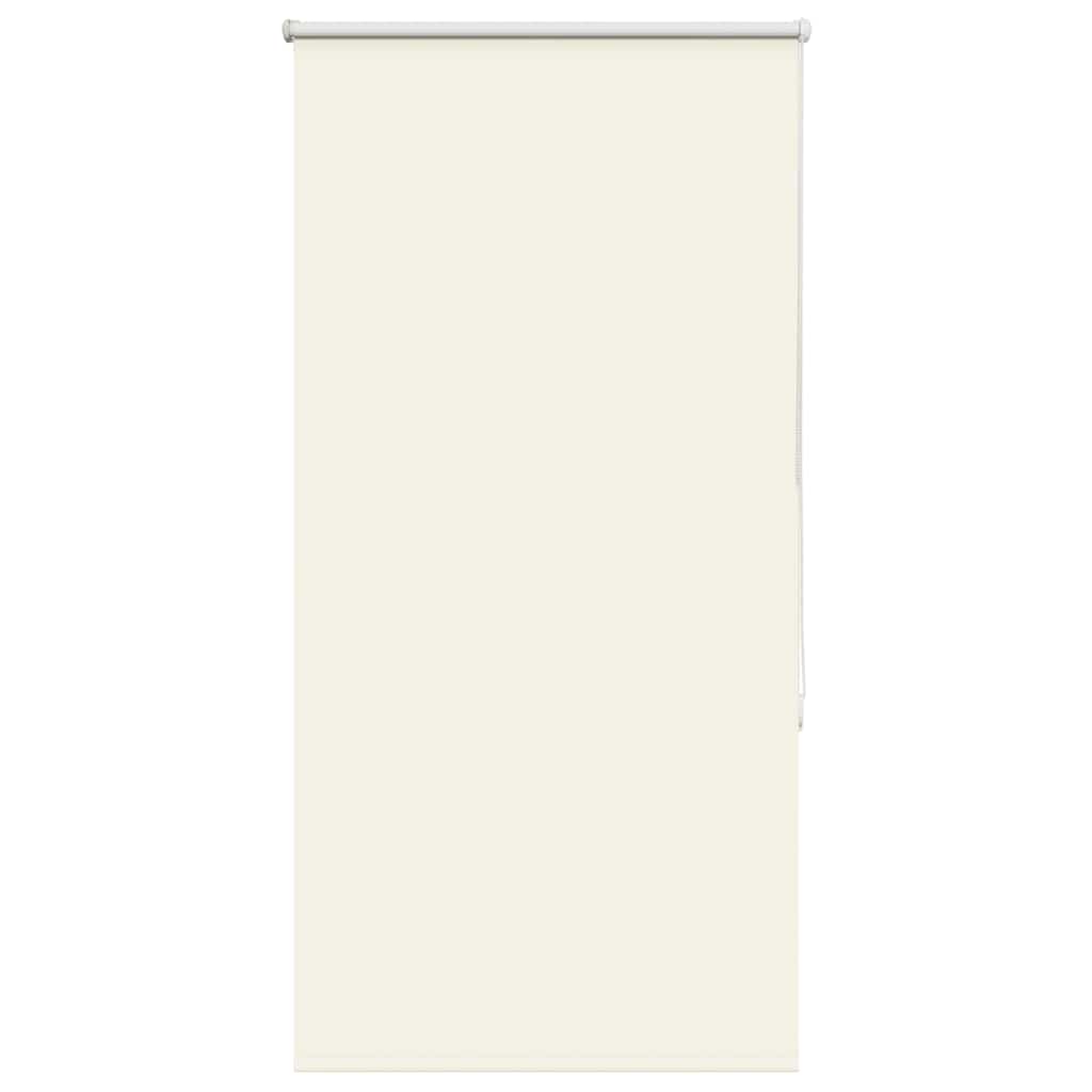 Roller Blind Blackout Off White 85x175 cm Fabric Width 80.7 cm Polyester - Sid & Sam