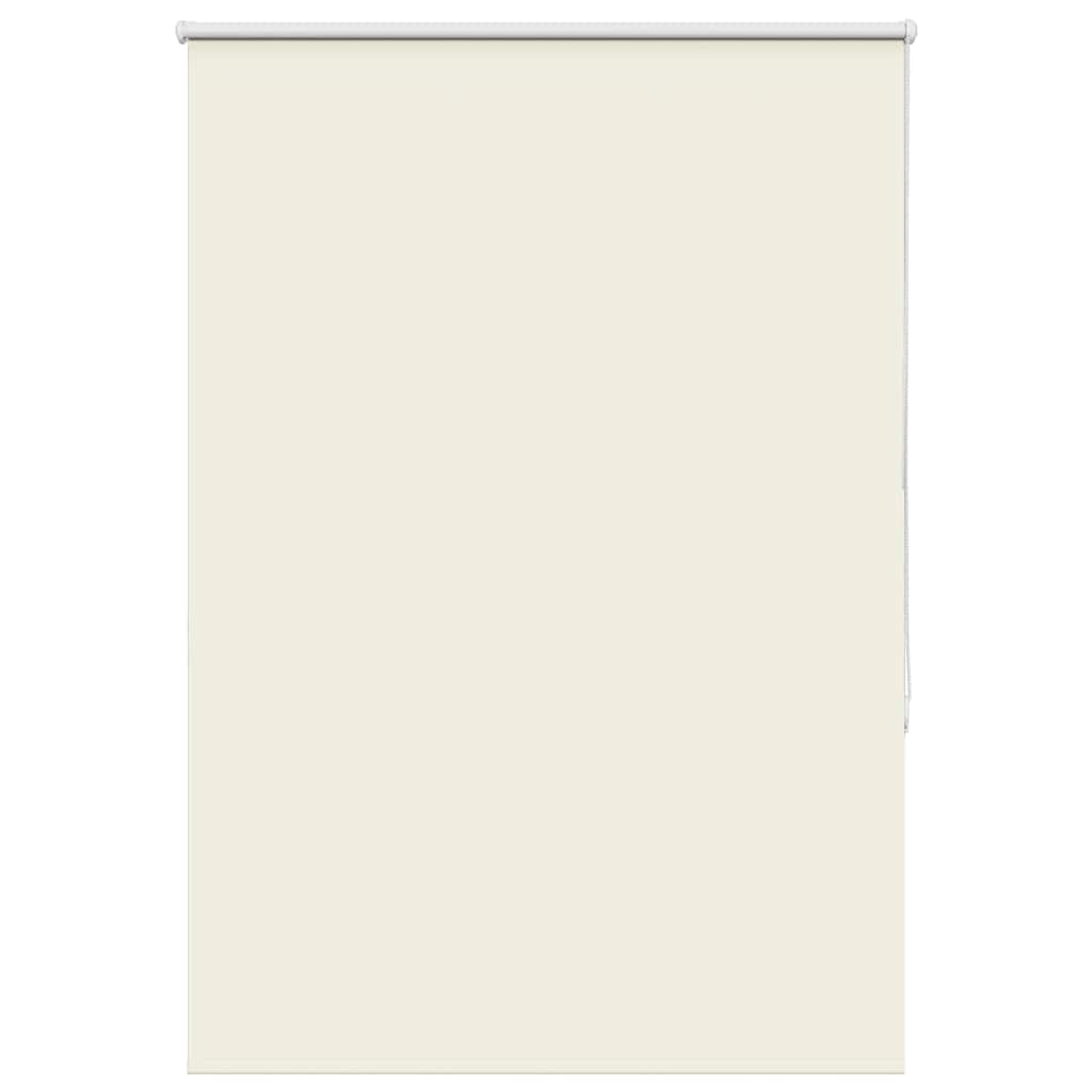 Roller Blind Blackout Off White 95x175 cm Fabric Width 90.7 cm Polyester - Decor Base