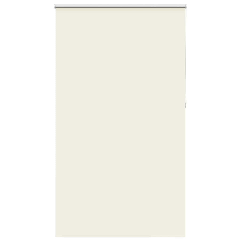 Roller Blind Blackout Off White 140x210 cm Fabric Width 136.6 cm Polyester - Design Hut