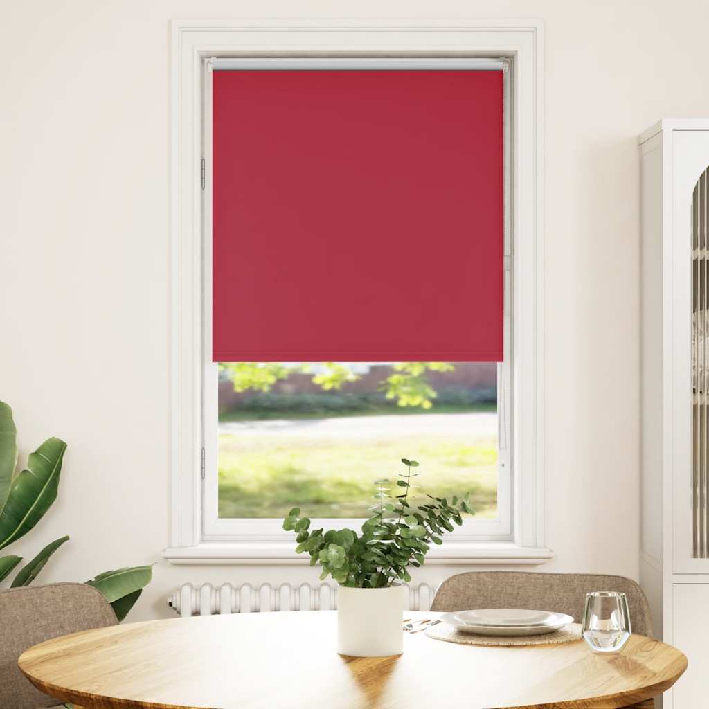 Roller Blind Blackout Red 65x150 cm Fabric Width 60.7 cm Polyester - Tyrell & Tyrell