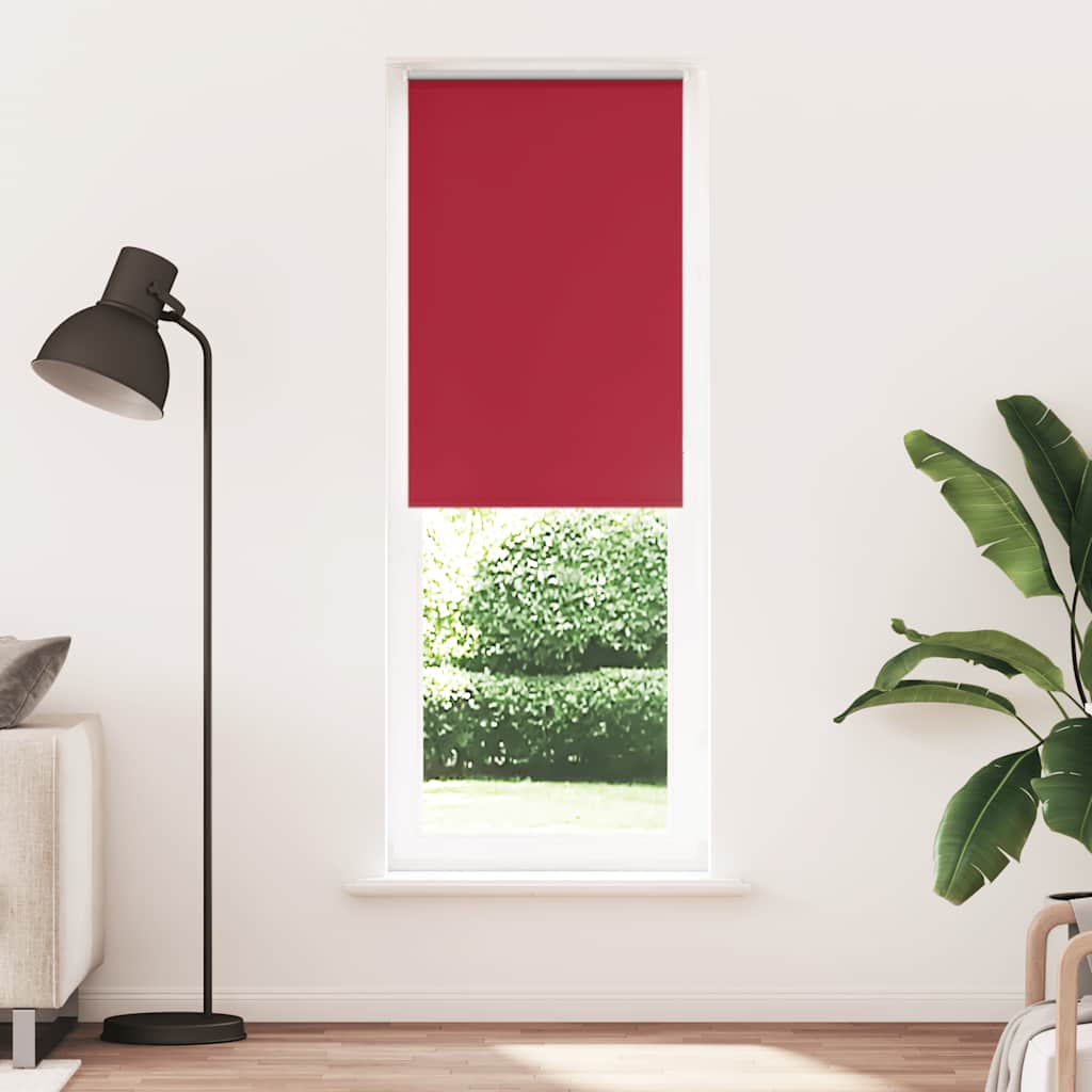 Roller Blind Blackout Red 75x210 cm Fabric Width 70.7 cm Polyester - Charlotte Dunes