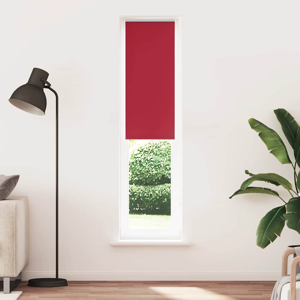 Roller Blind Blackout Red 55x230 cm Fabric Width 50.7 cm Polyester - Charlotte Dunes