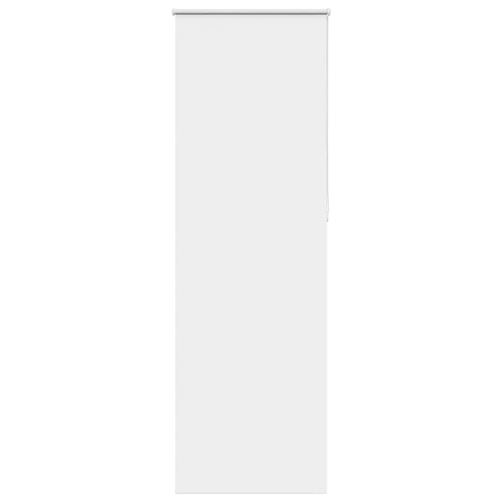 Roller Blind Blackout White 75x210 cm Fabric Width 70.7 cm Polyester - The Home Maker