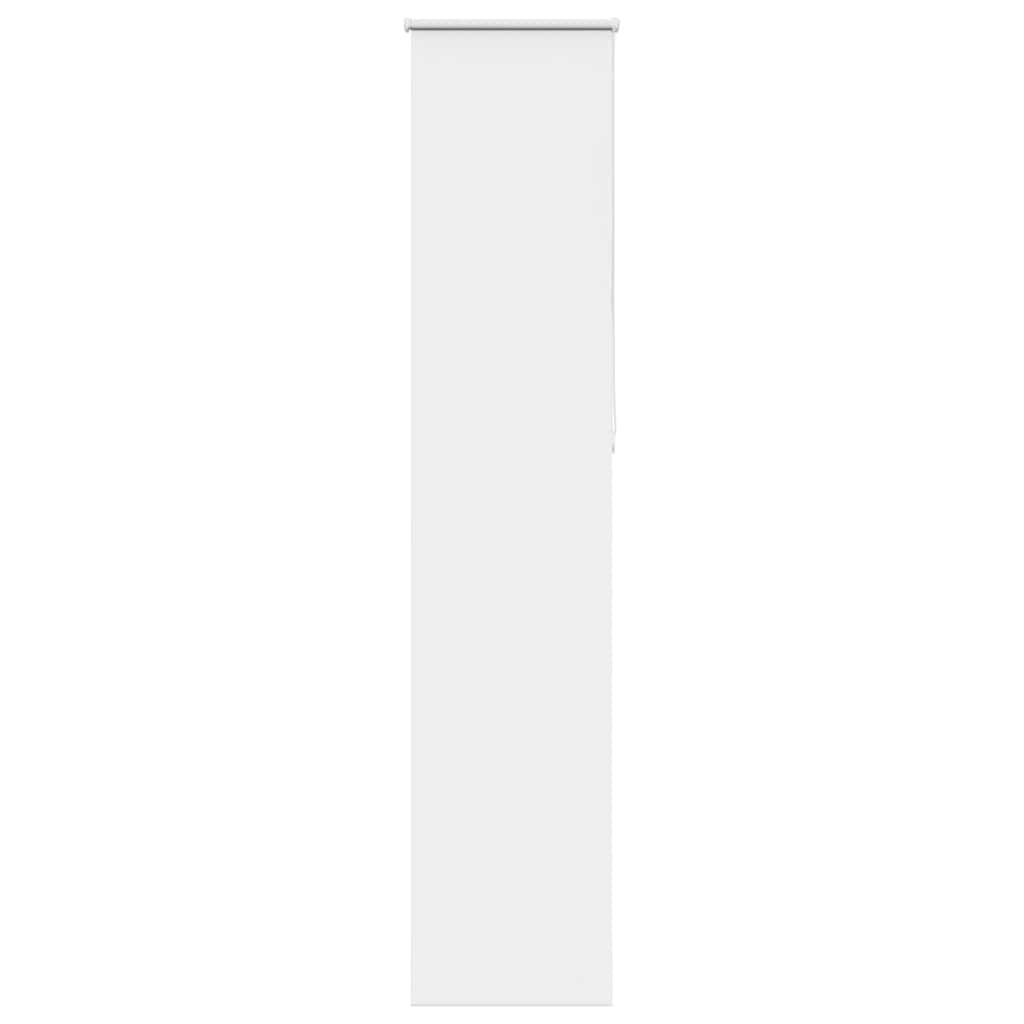 Roller Blind Blackout White 45x230 cm Fabric Width 40.7 cm Polyester - Design Hut