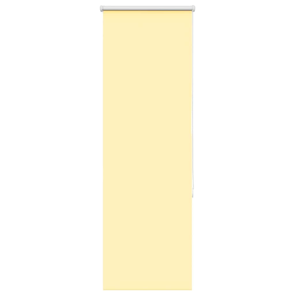 Roller Blind Blackout Yellow 45x130 cm Fabric Width 40.7 cm Polyester - Sid & Sam