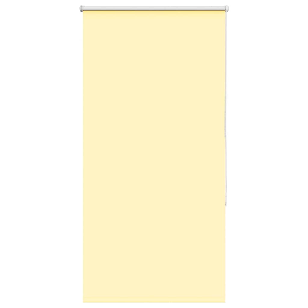 Roller Blind Blackout Yellow 85x130 cm Fabric Width 80.7 cm Polyester - Charlotte Dunes