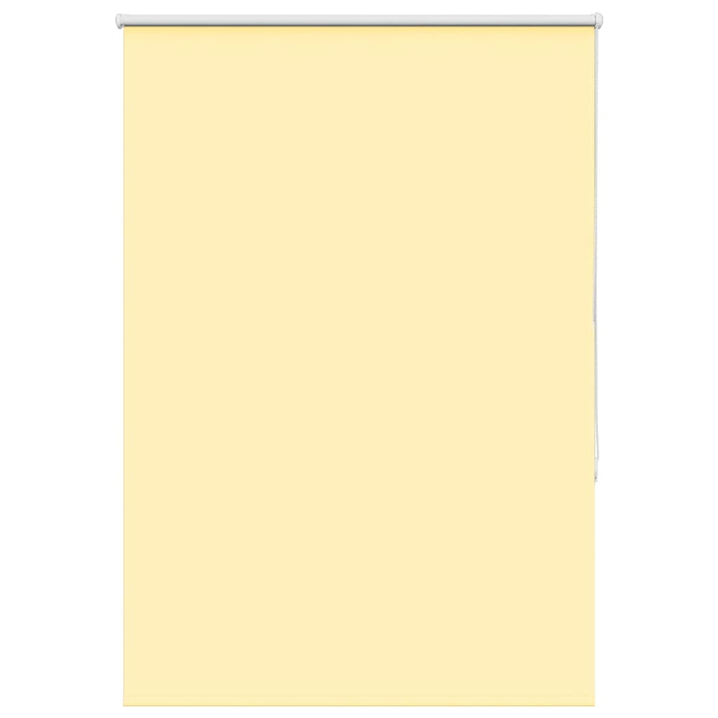 Roller Blind Blackout Yellow 115x150 cm Fabric Width 110.7 cm Polyester - Charlotte Dunes