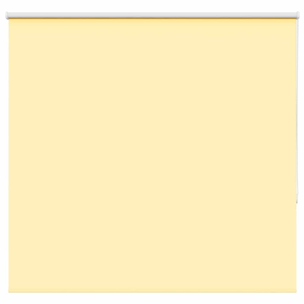 Roller Blind Blackout Yellow 155x150 cm Fabric Width 151.6 cm Polyester - The Home Maker