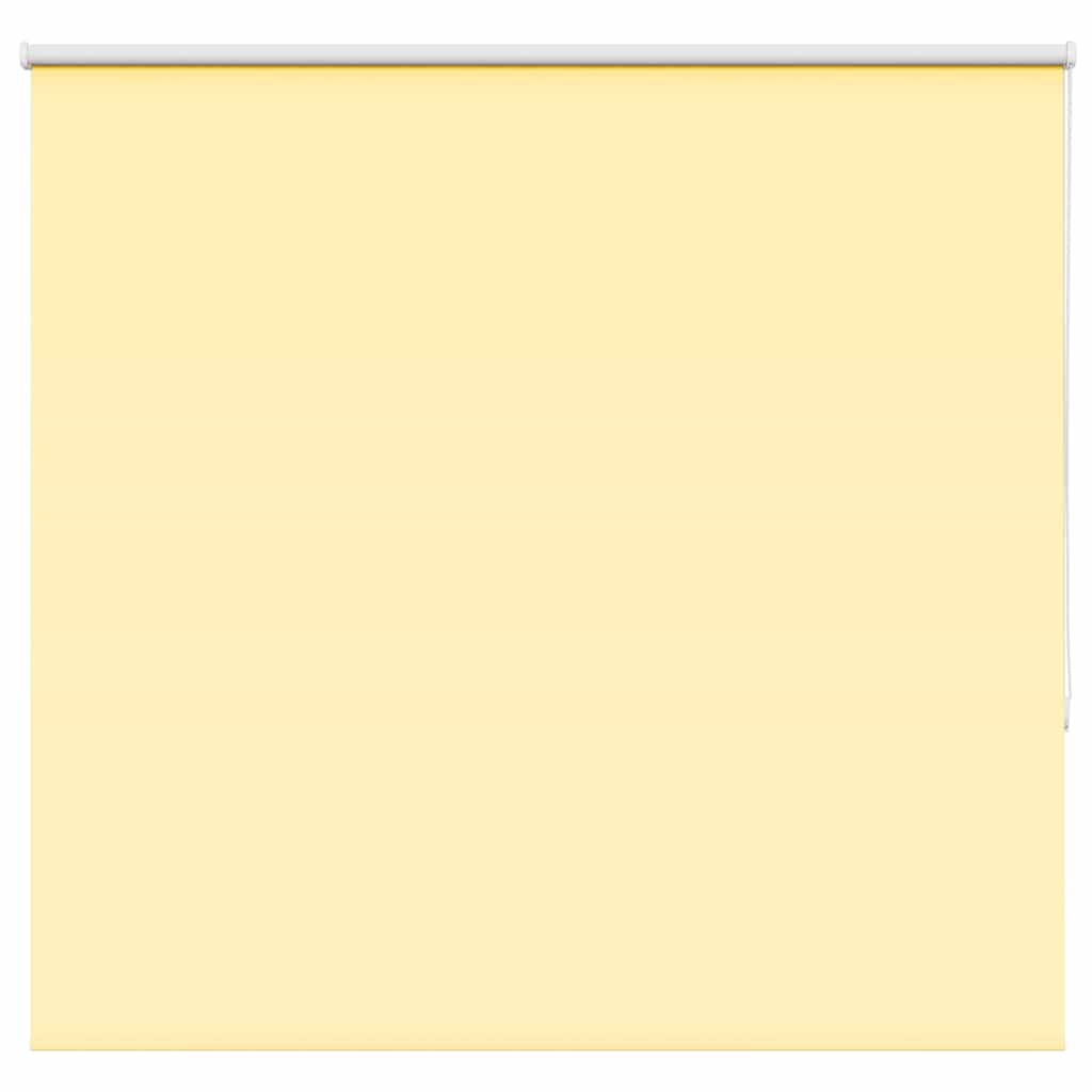 Roller Blind Blackout Yellow 150x175 cm Fabric Width 146.6 cm Polyester - The Home Maker
