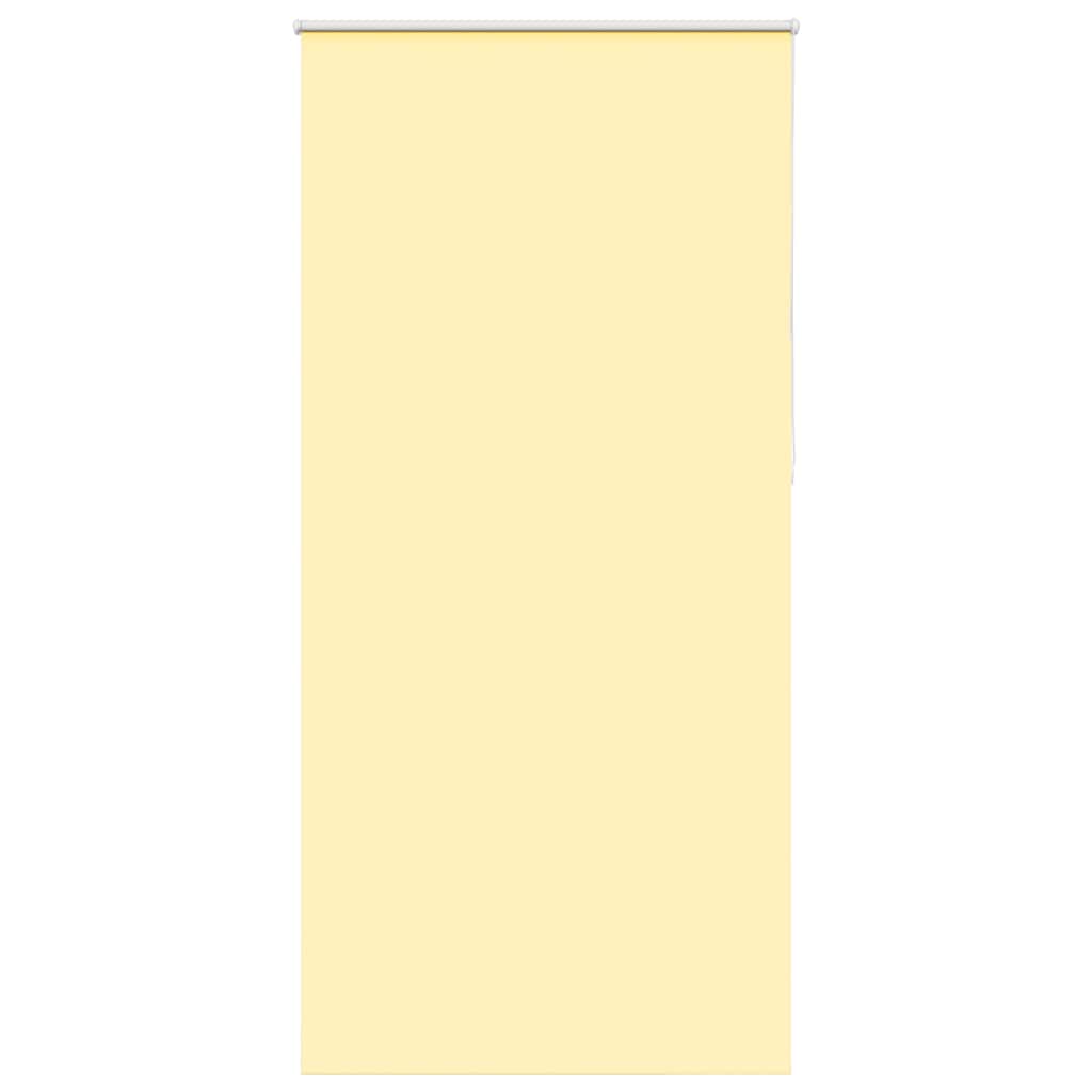 Roller Blind Blackout Yellow 90x210 cm Fabric Width 85.7 cm Polyester - Direct Imports