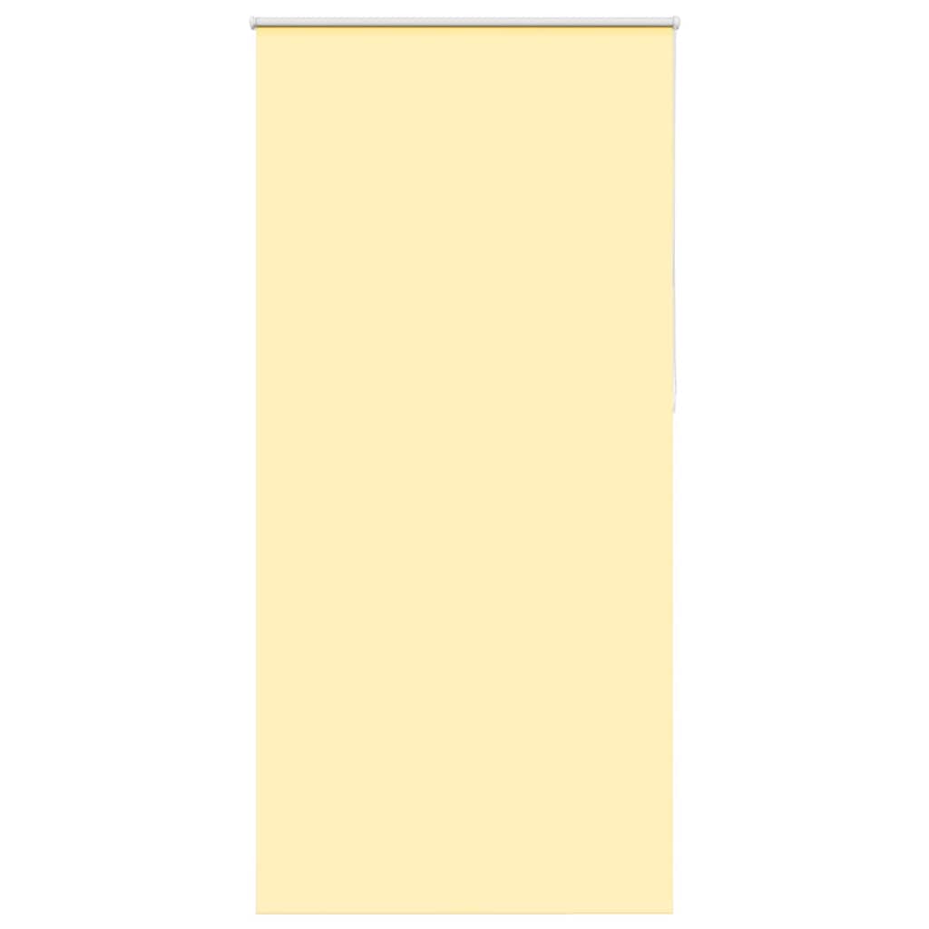 Roller Blind Blackout Yellow 115x210 cm Fabric Width 110.7 cm Polyester - The Home Maker